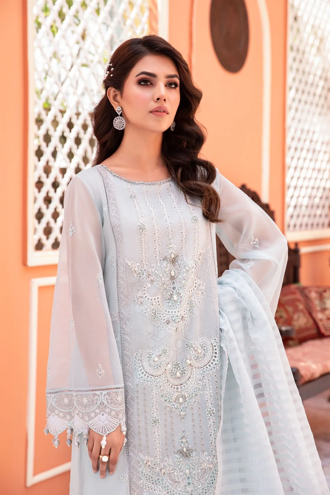 01 Clouded Sky Luxury Embroidered Collection