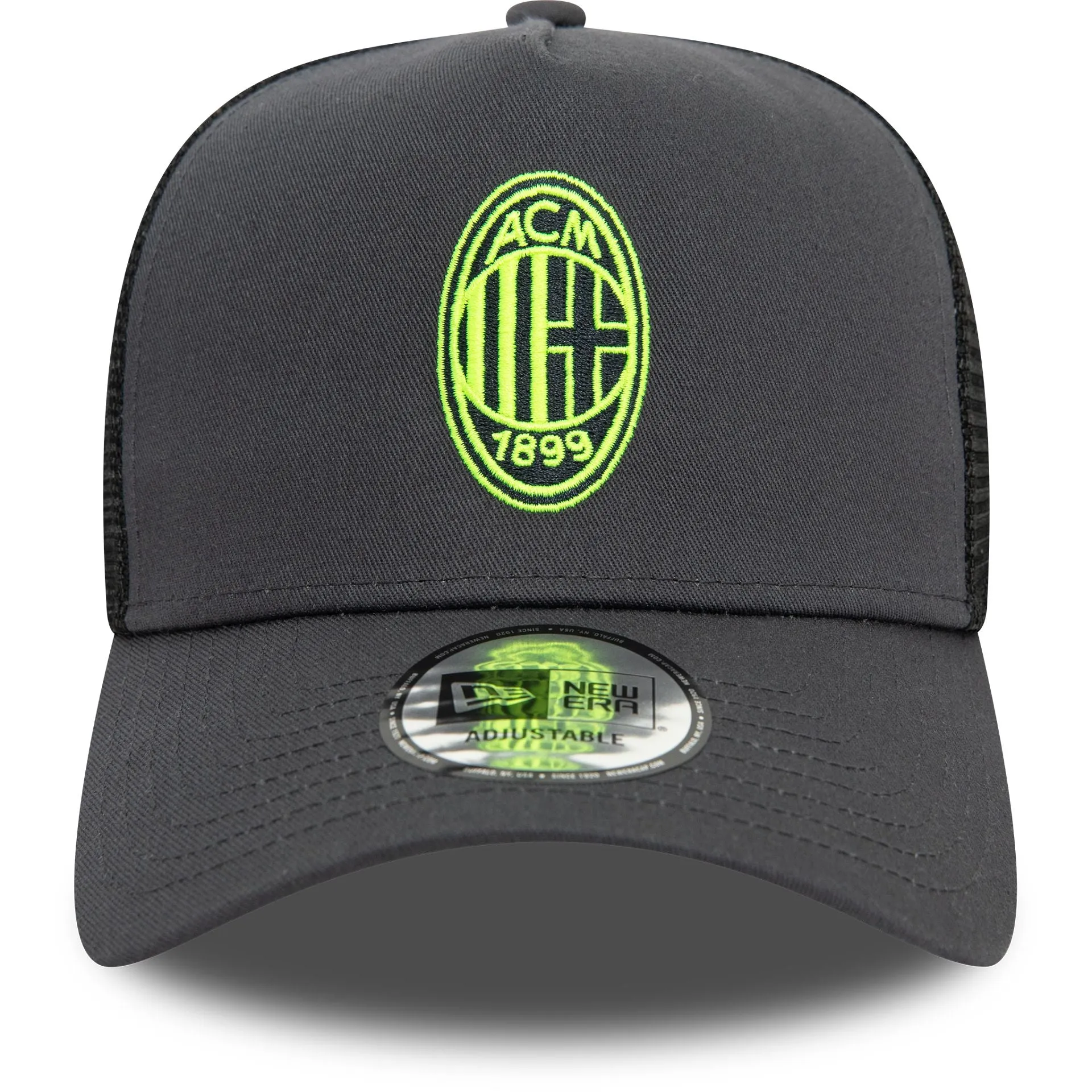 AC Milan Seasonal Dark Grey 9FORTY E-Frame Adjustable Trucker Cap