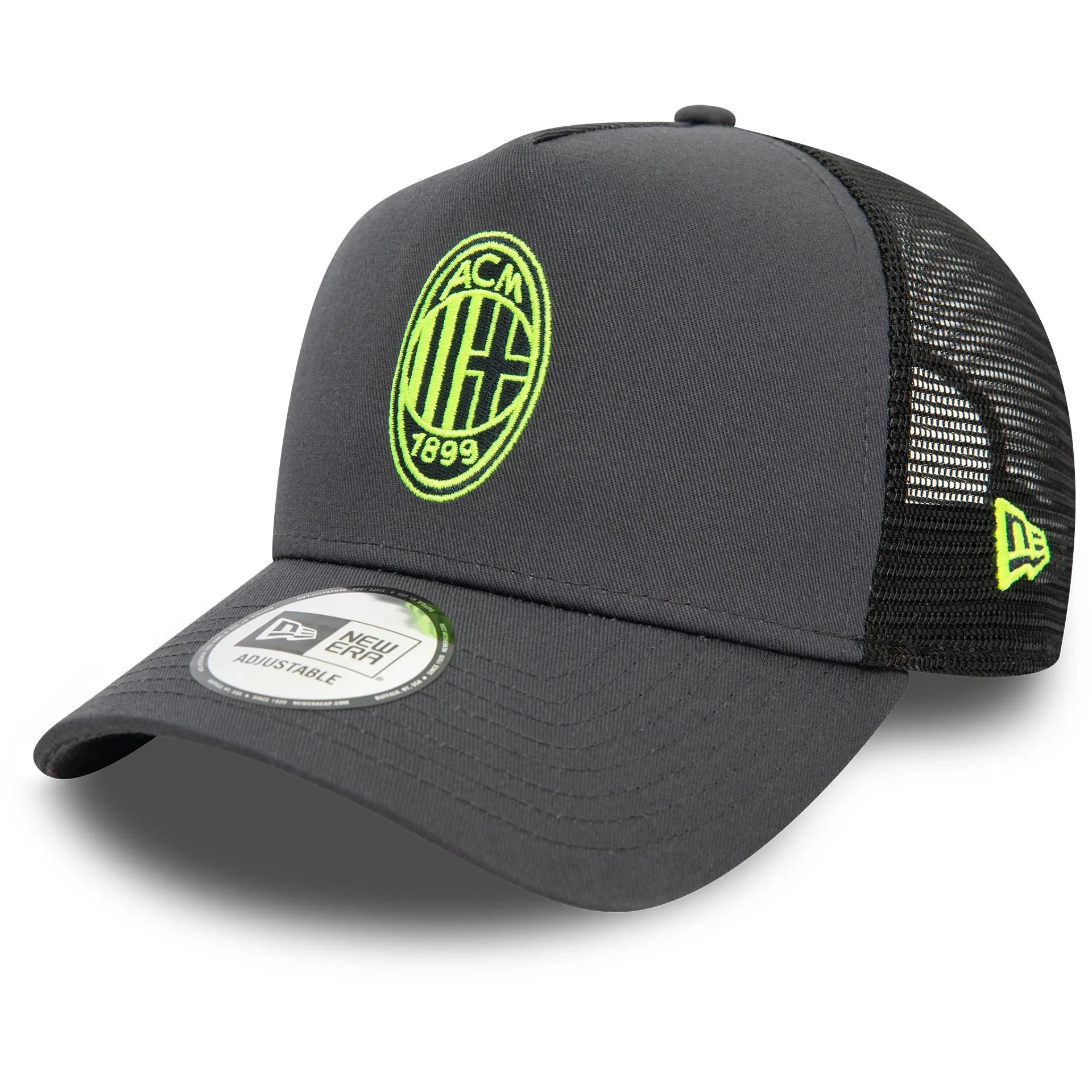 AC Milan Seasonal Dark Grey 9FORTY E-Frame Adjustable Trucker Cap