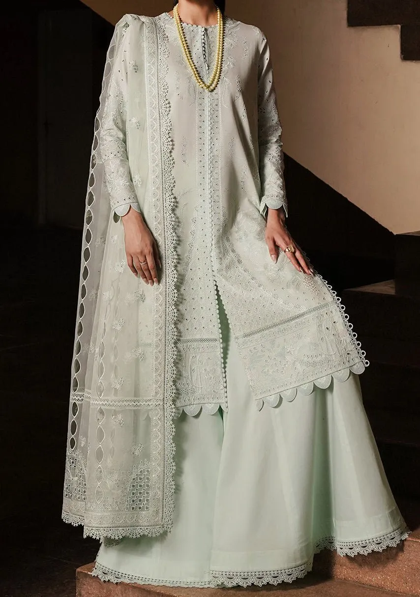 Afrozeh Celadon Pakistani Luxury Chikankari Lawn