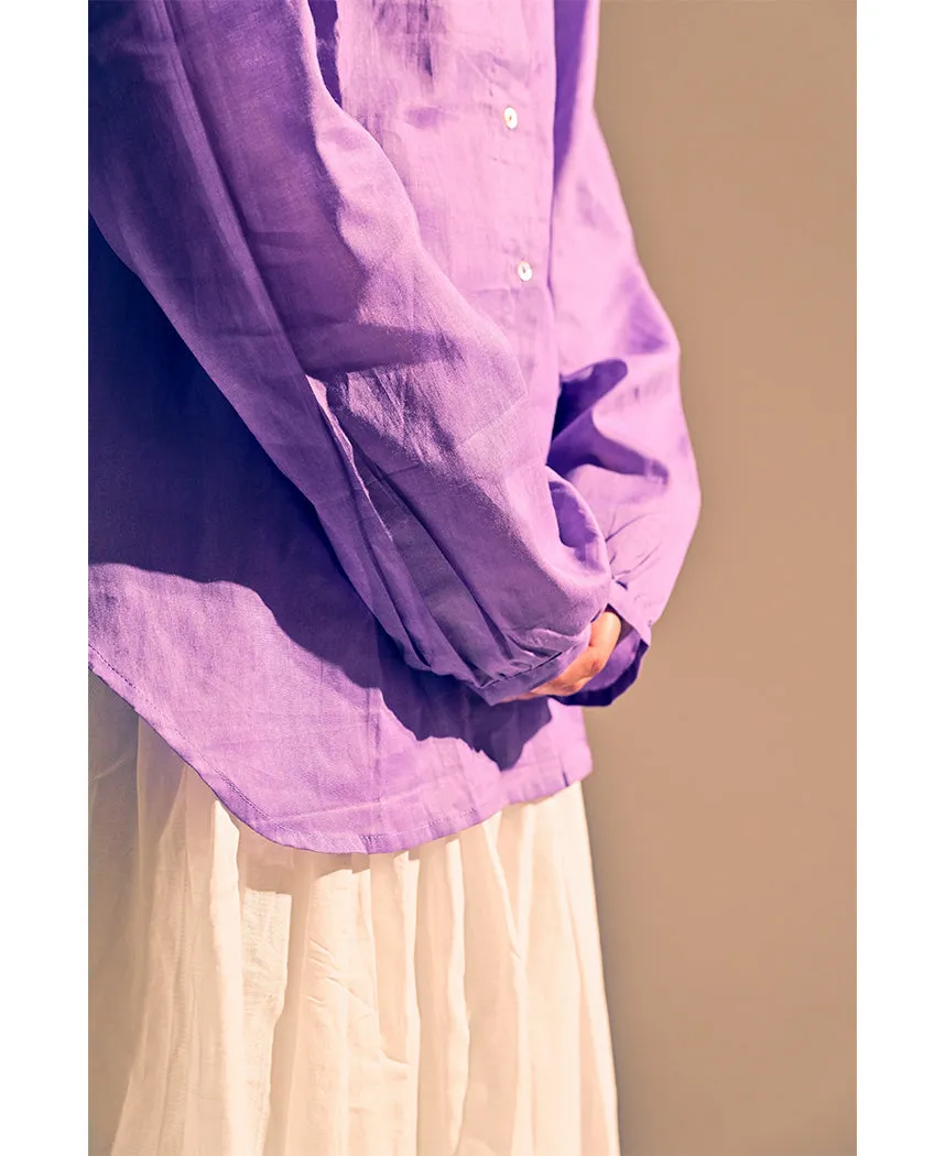 Amethyst Oversized Shirt Set