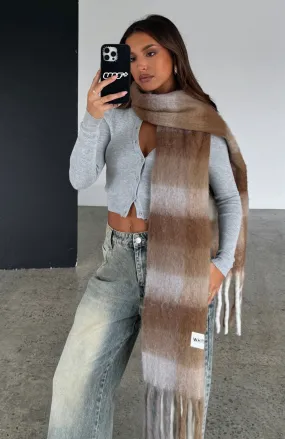 Beige Simply Oversized Aspen Scarf for Ultimate Style