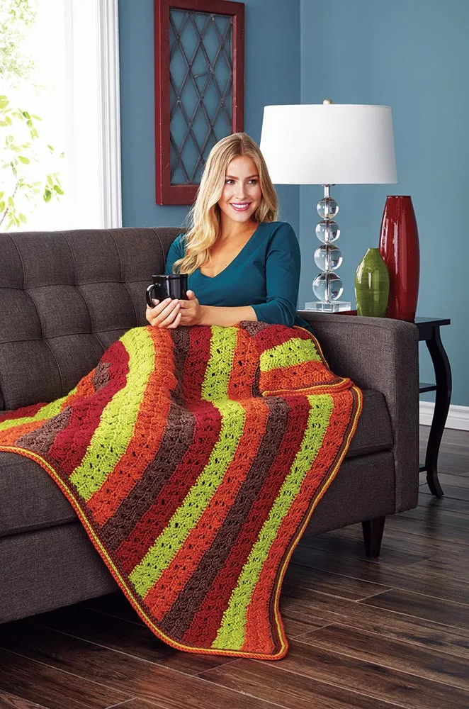 Autumn Breeze Throw Pattern