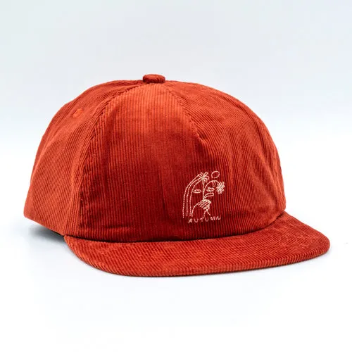 Autumn Corduroy Snapback - Rust Artist Series