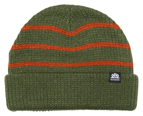 Autumn Headwear Vintage Beanie - Army Green