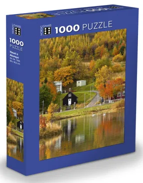 Autumn in Akureyri - Jigsaw Puzzle (1000pcs)