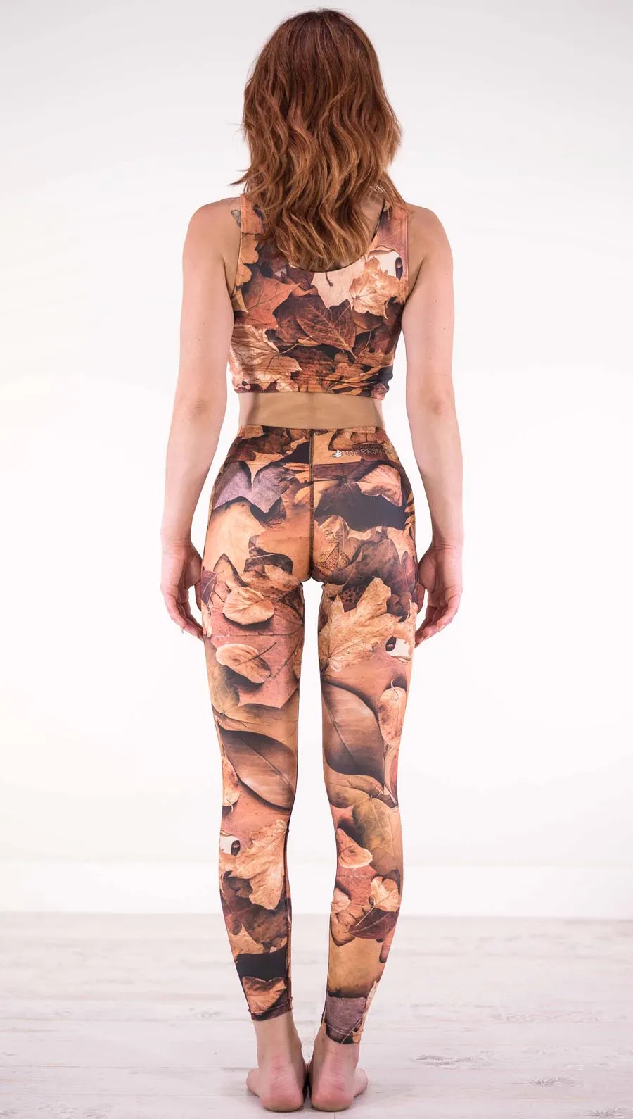 Autumn Leaves - Full Length Triathlon Leggings - CUSTOM ORDER