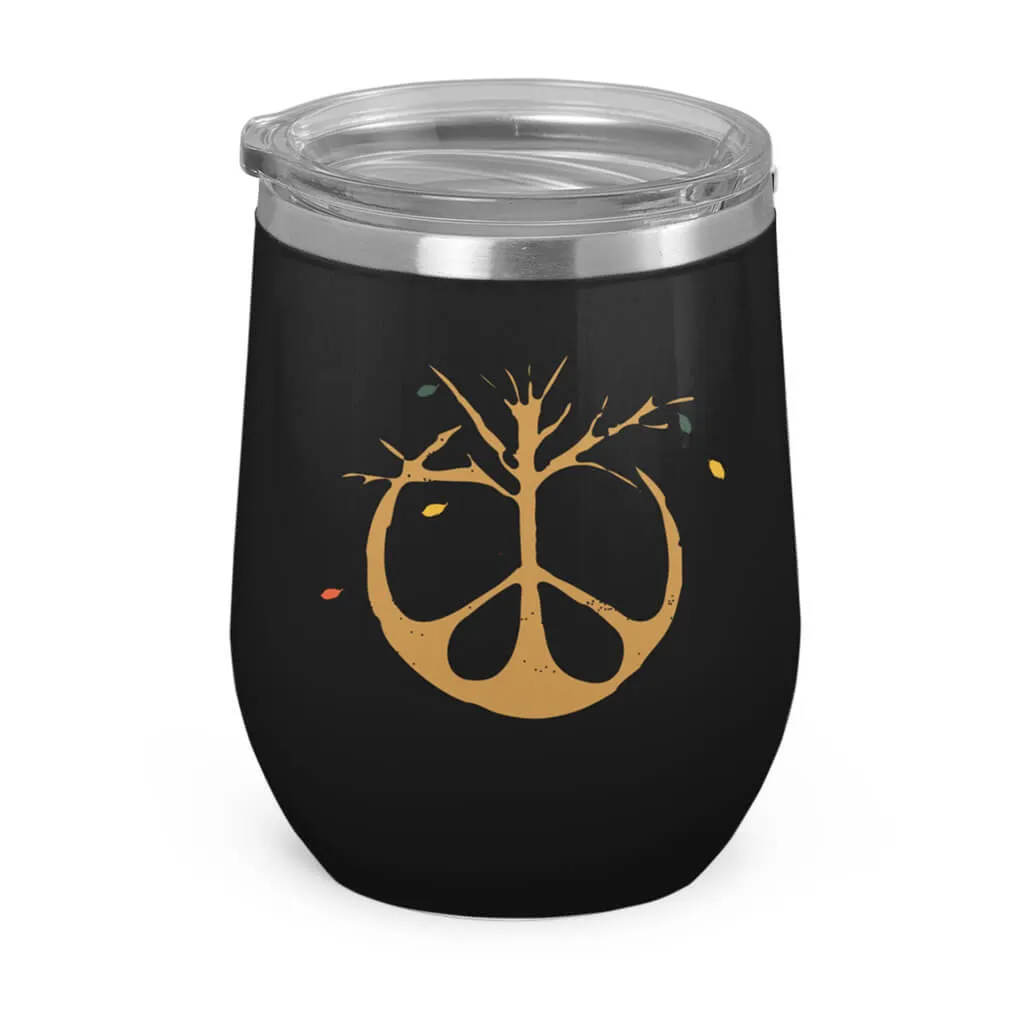 Autumn Peace Tree - Wine Tumbler