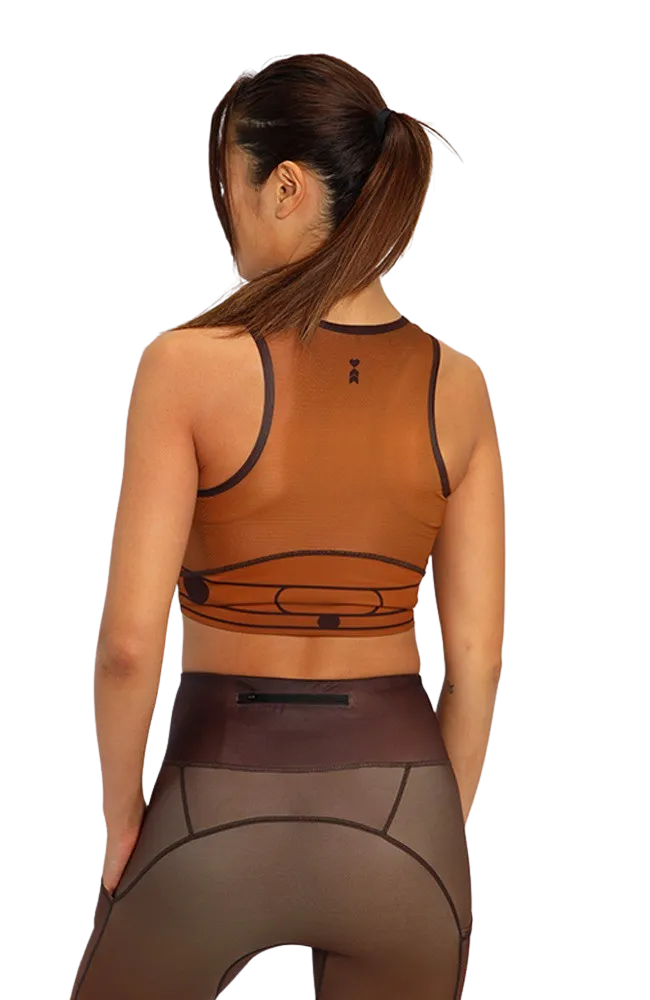 Autumn Women's Running Tech Crop Top