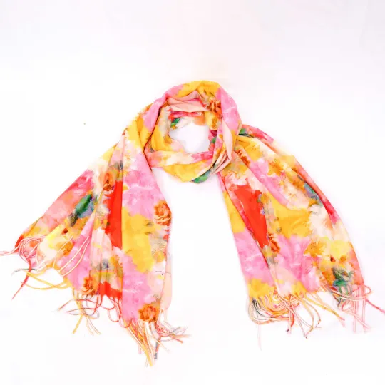 Boho Fall Scarves with Fringe