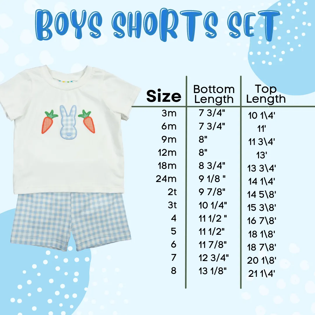 Boys Festive Fall Short Set