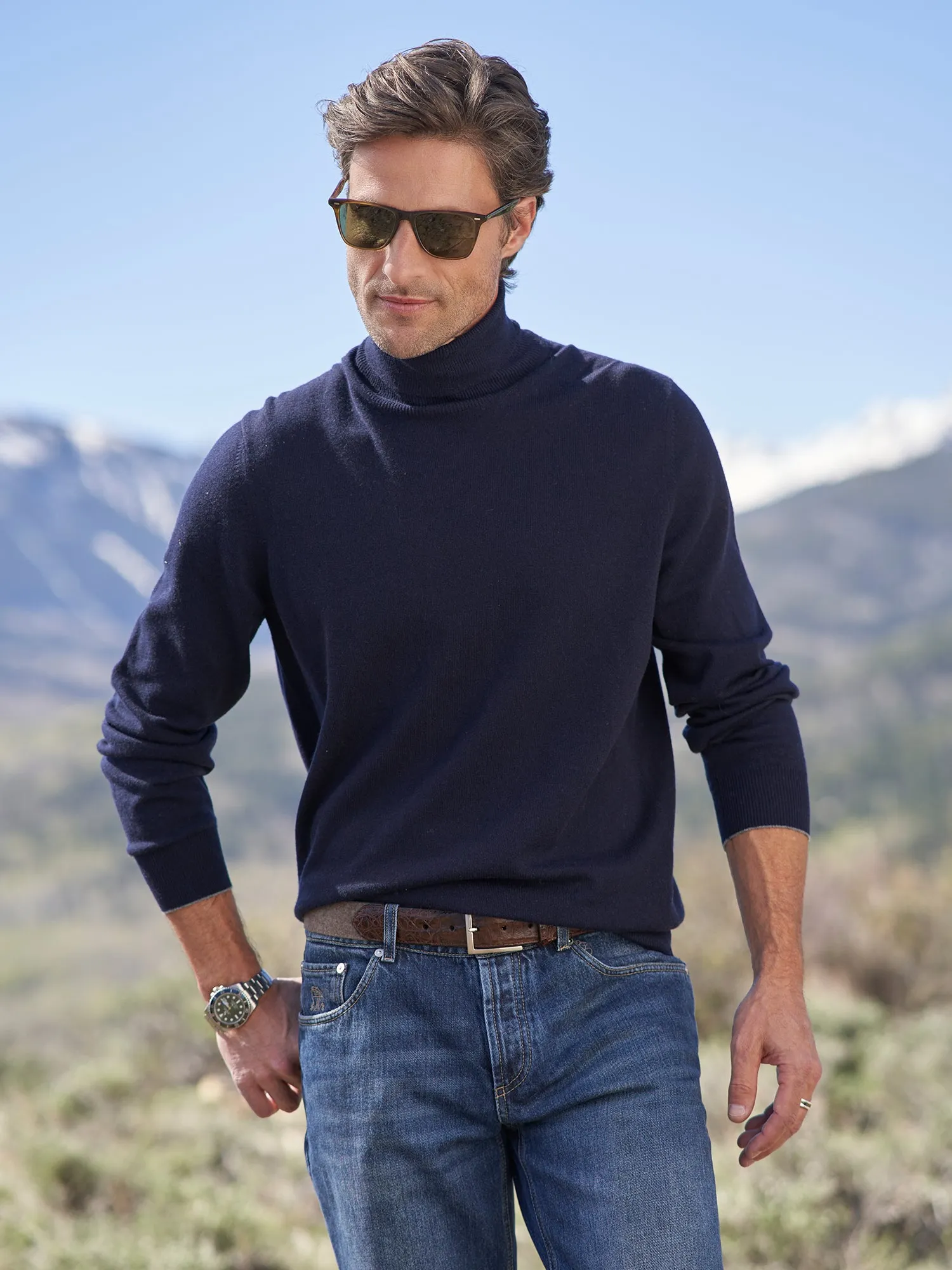 Cashmere Turtleneck Sweater