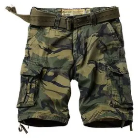 Casual Loose Camo Cotton Men's Shorts