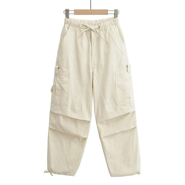 Chaoren Parachute Cargo Pants Loose Sports