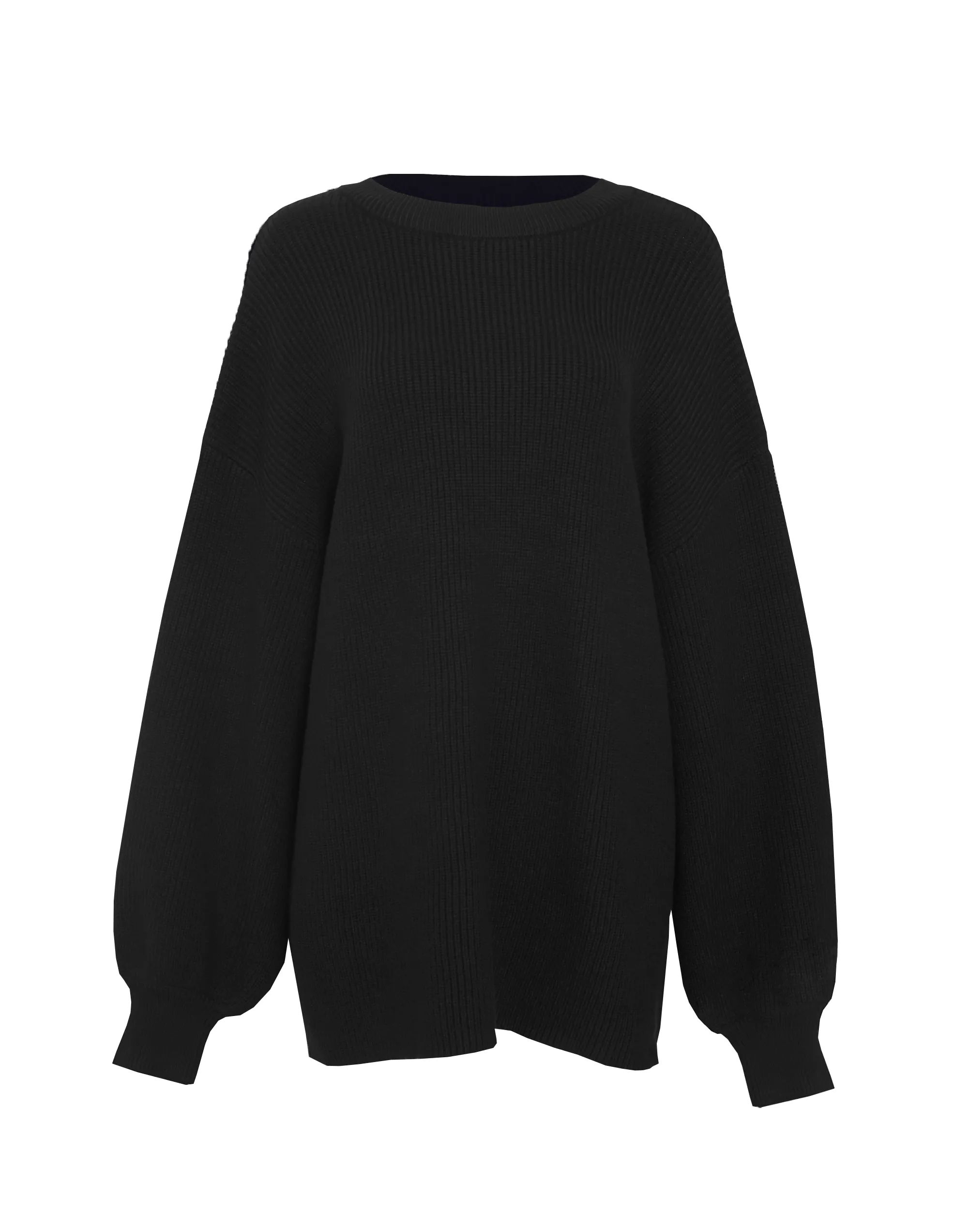 Cody Oversized Jumper (Black)