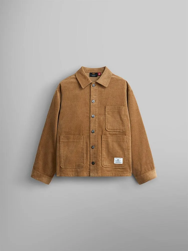 CORDUROY CHORE COAT W (SEASONAL)