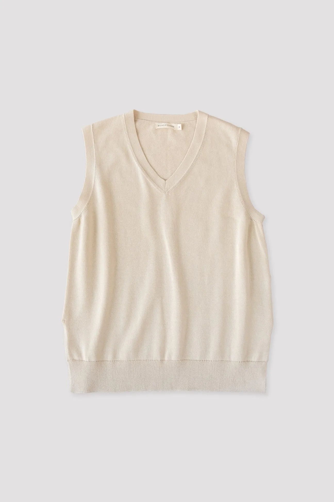 Cream Oversized Vest