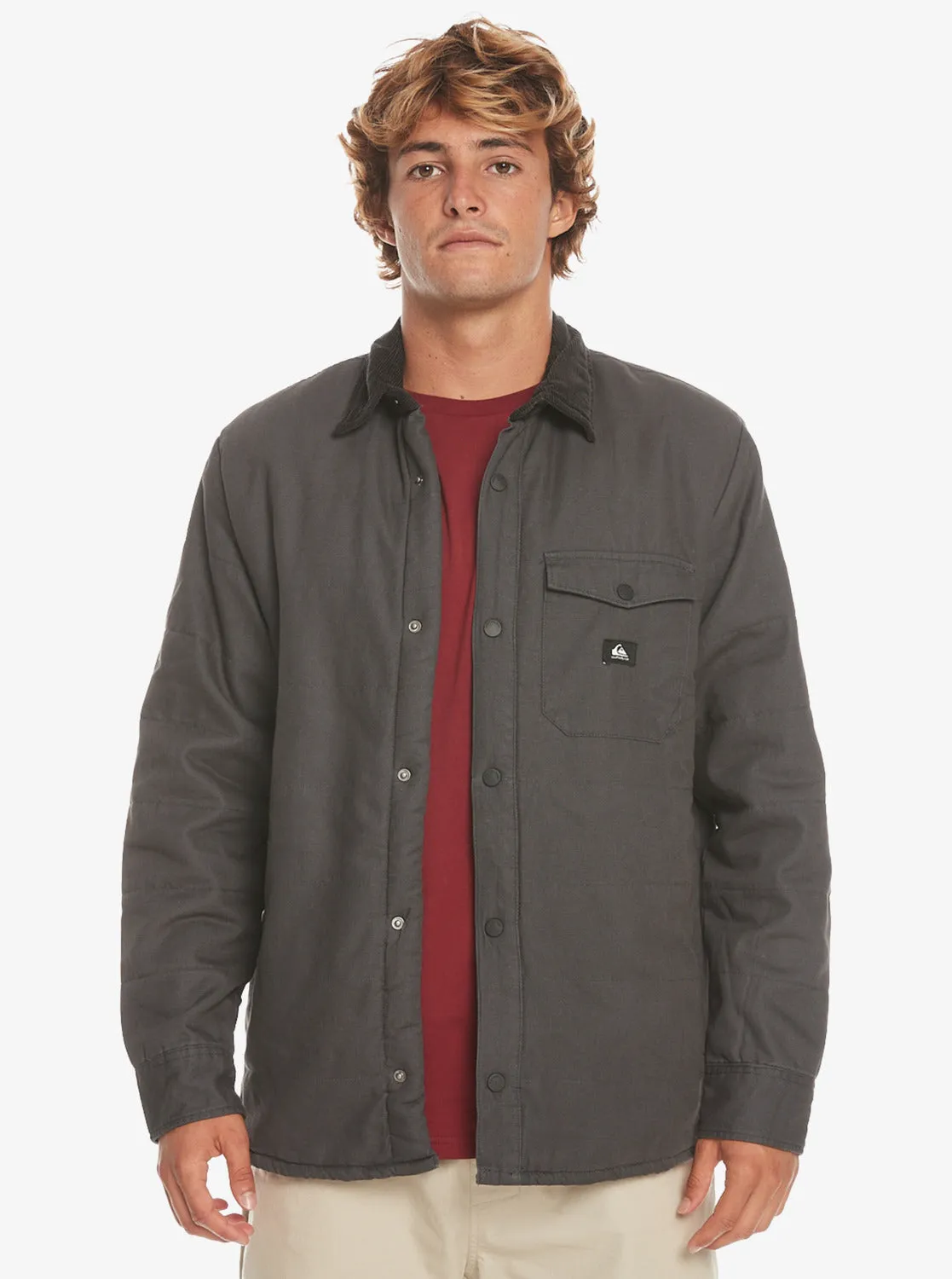 Downrail Upd Canvas Jacket - Tarmac