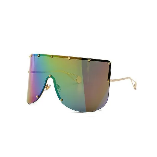 Elaiza Oversized Sunglasses - Rainbow