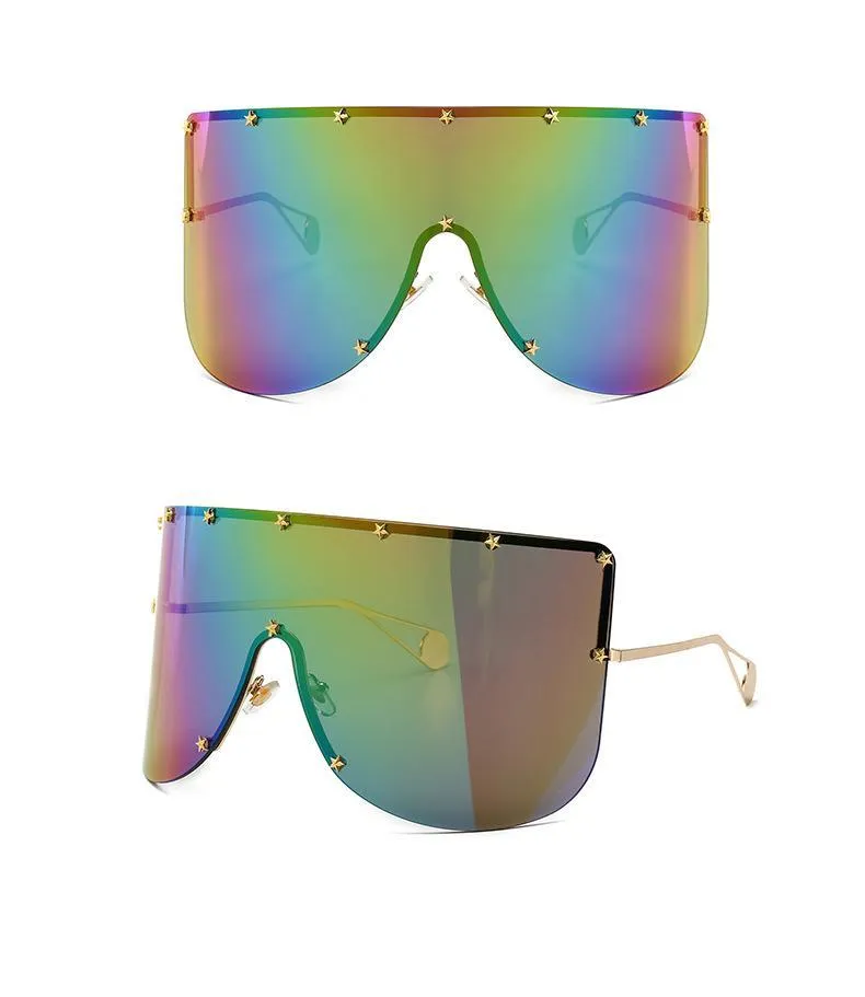 Elaiza Oversized Sunglasses - Rainbow