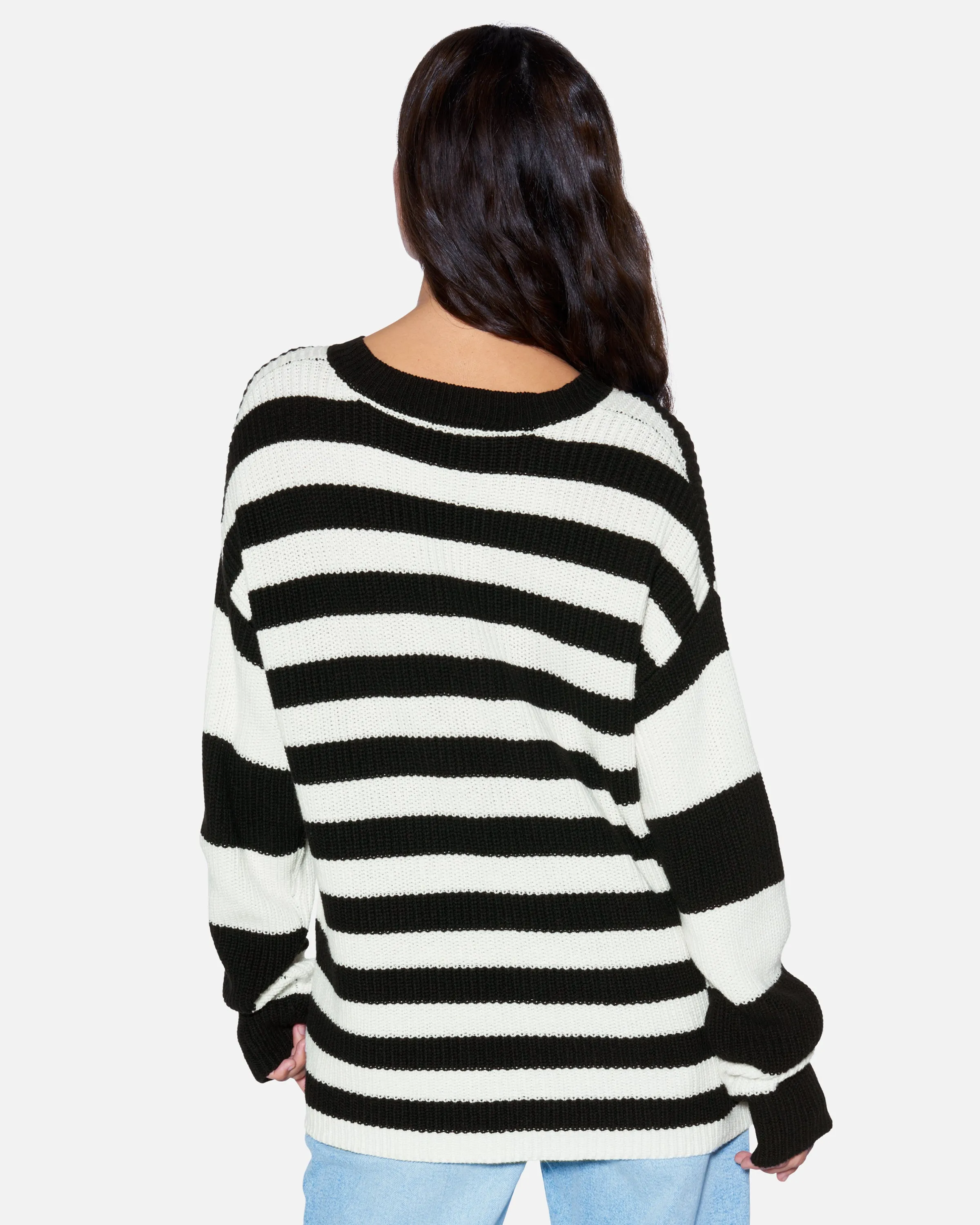 ESSENTIAL SERENA STRIPE SWEATER