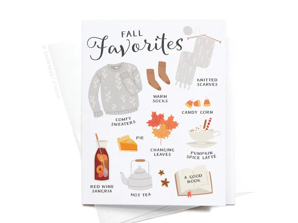 Fall Favorites Greeting Card