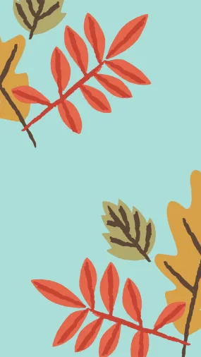 Fall Leaves- Phone Wallpaper Freebie