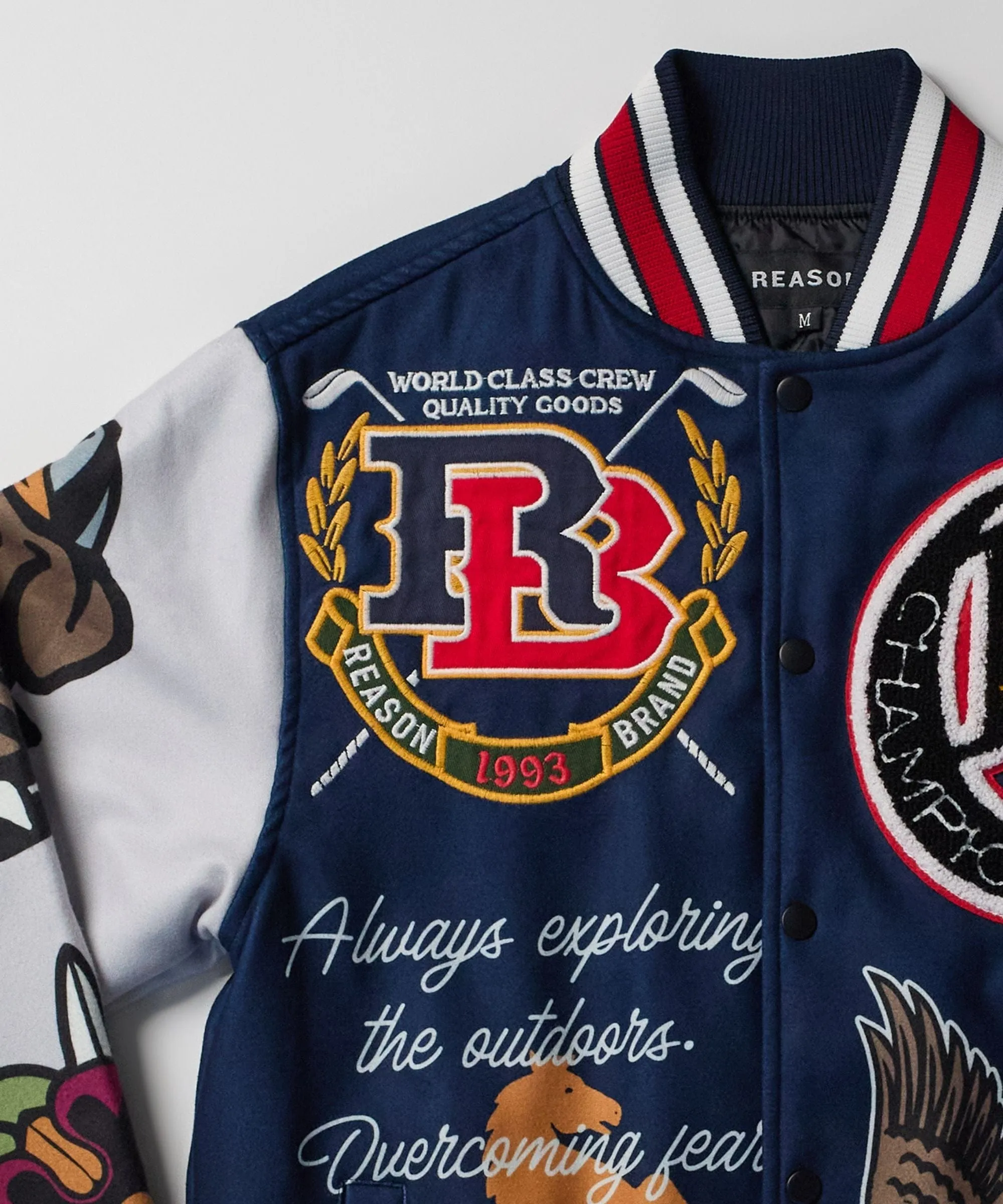 Fearless Varsity Jacket - Blue