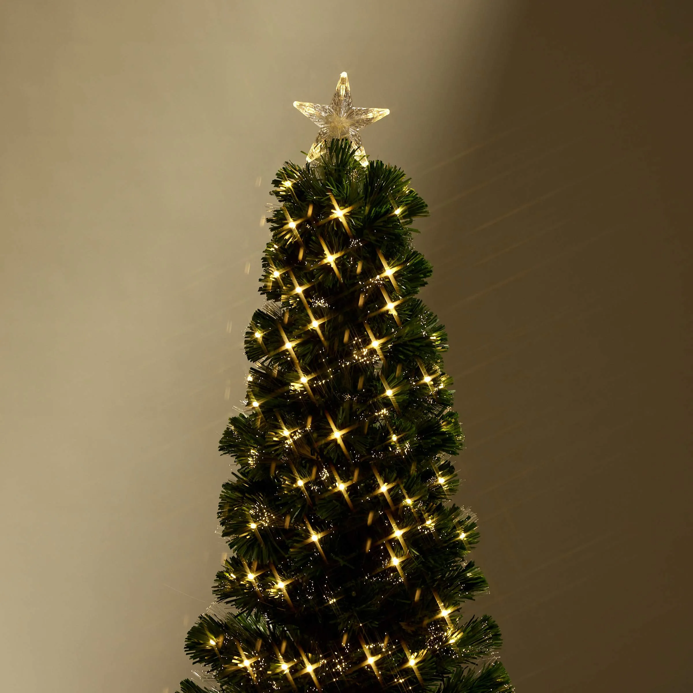 Fibre Optic Tree Slim with Warm White LEDs (1.5m)