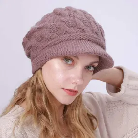 Fleece Warm Wool Beret 75851326C