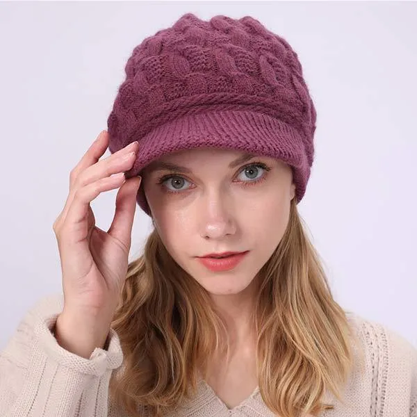 Fleece Warm Wool Beret 75851326C