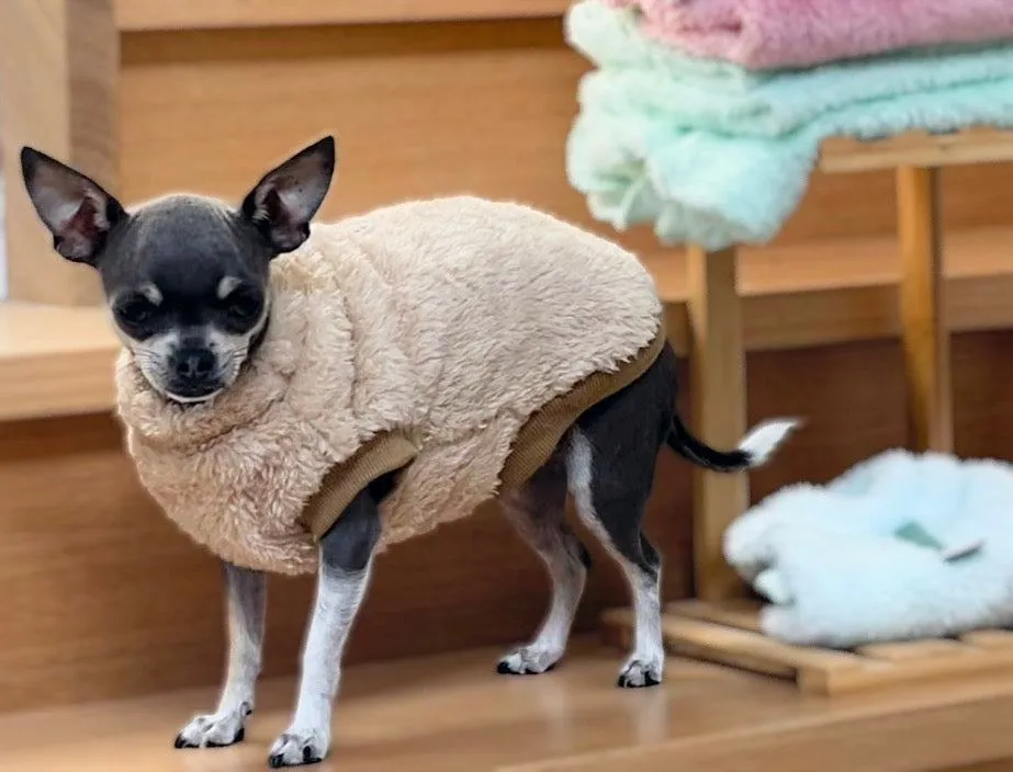 Fluffy Dog Sweater, soft, warm and comfortable