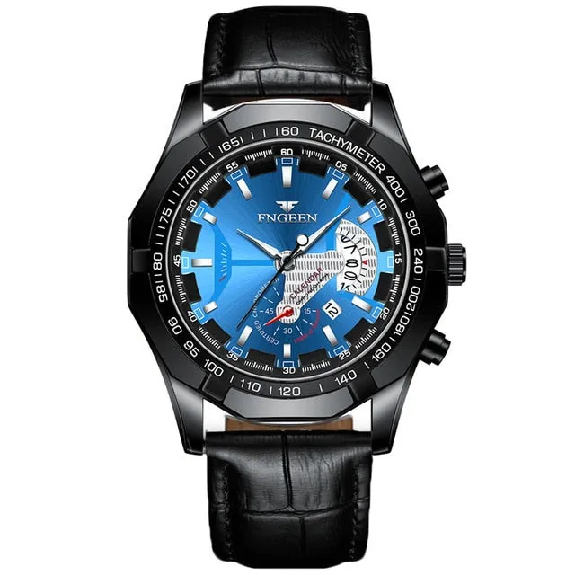 FNGEEN Luxury Quartz Sports Wristwatch