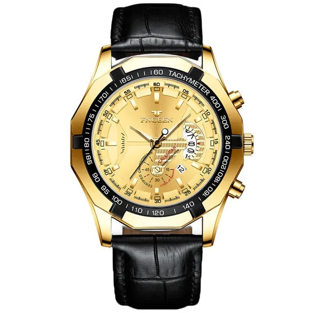 FNGEEN Luxury Quartz Sports Wristwatch