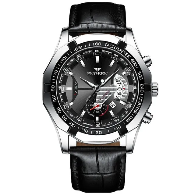 FNGEEN Luxury Quartz Sports Wristwatch