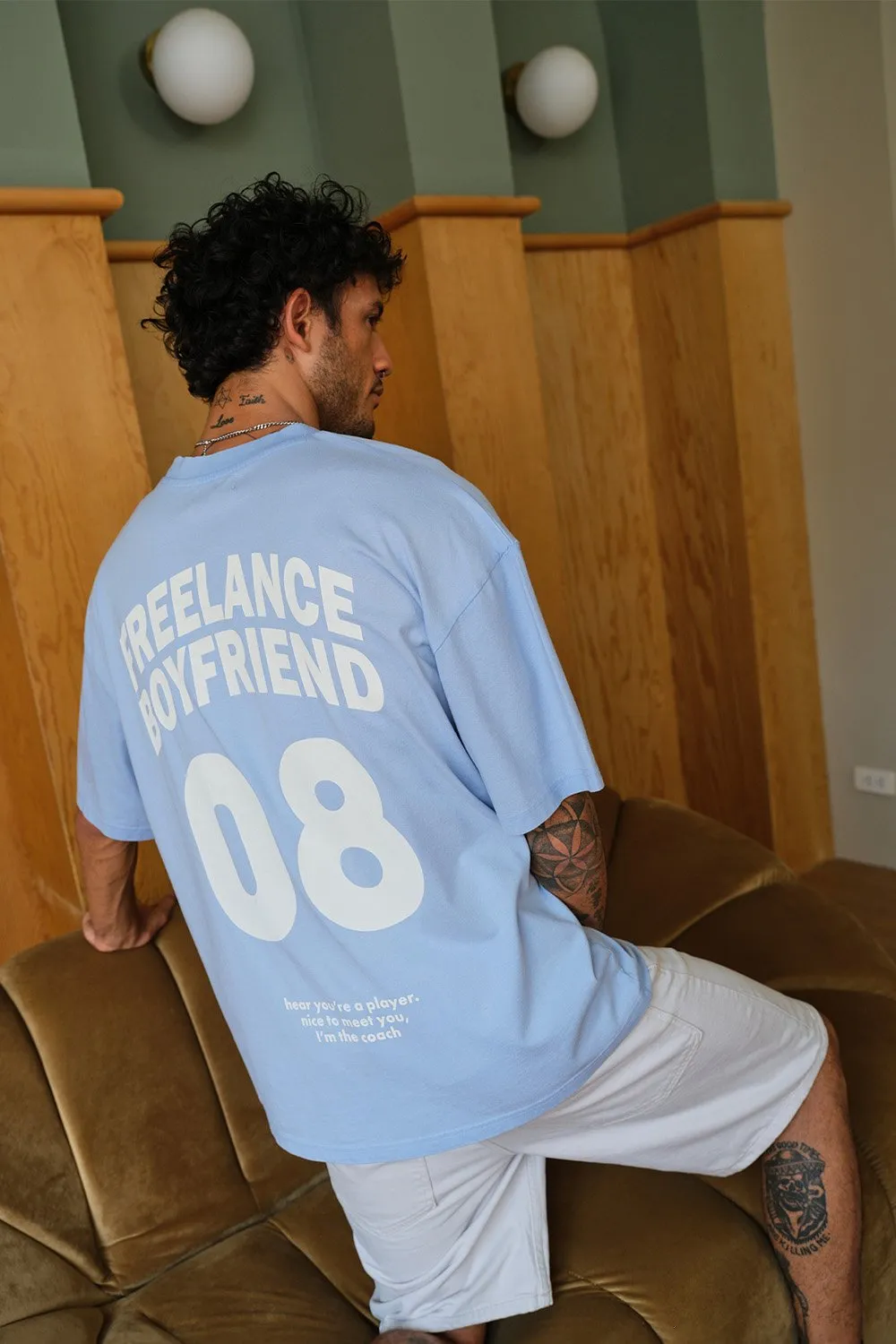 Oversized Freelance Boyfriend T-shirt - Plus Size Comfort and Style