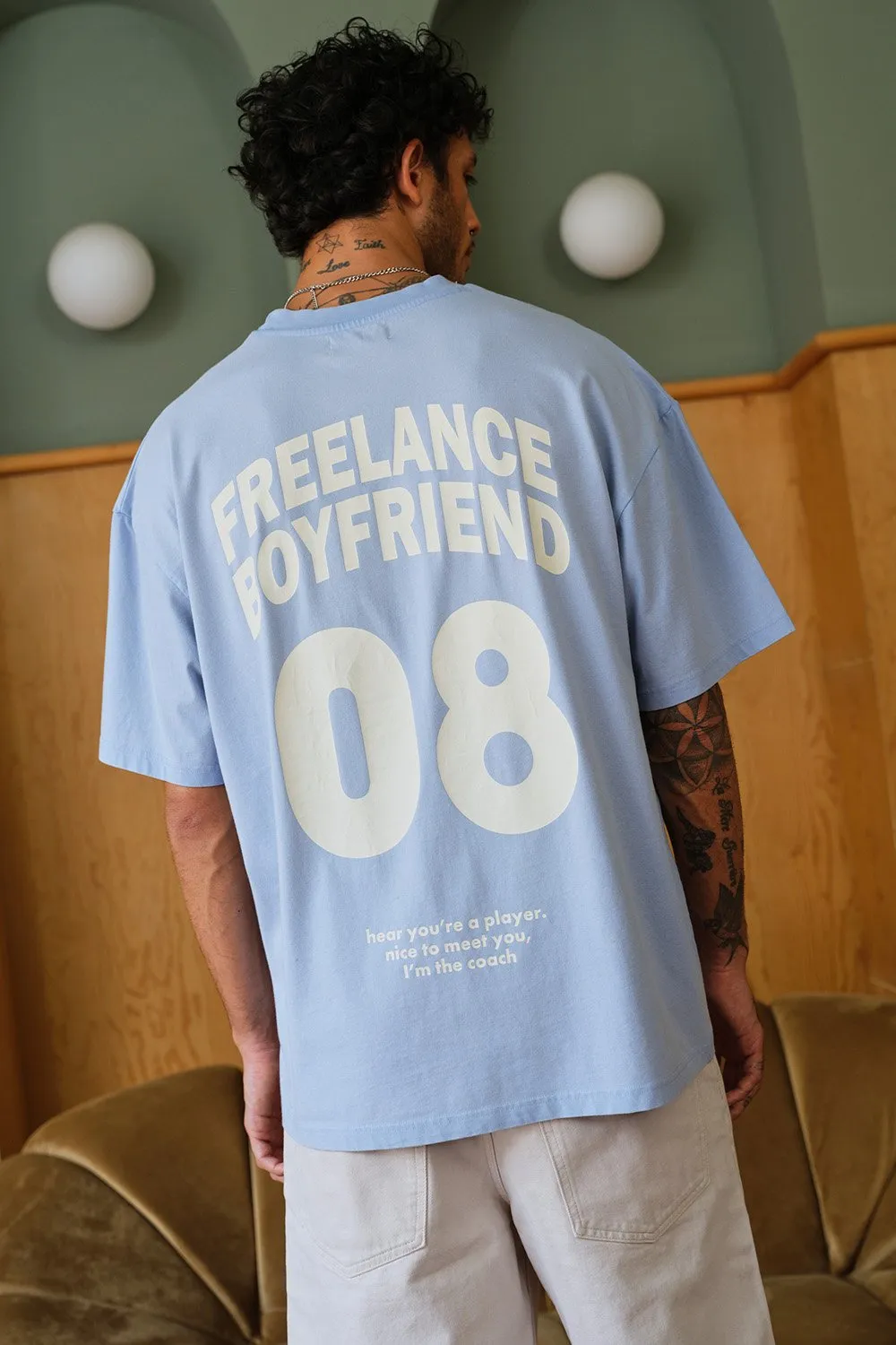 Oversized Freelance Boyfriend T-shirt - Plus Size Comfort and Style