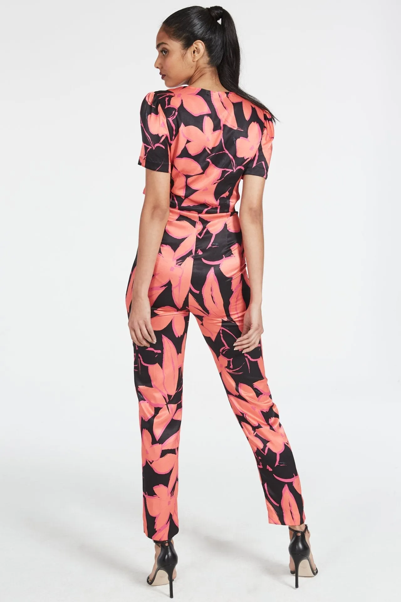 Garland Floral Viscose Jumpsuit