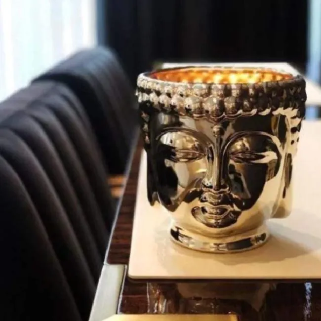 Gold Buddha Luxury Candle