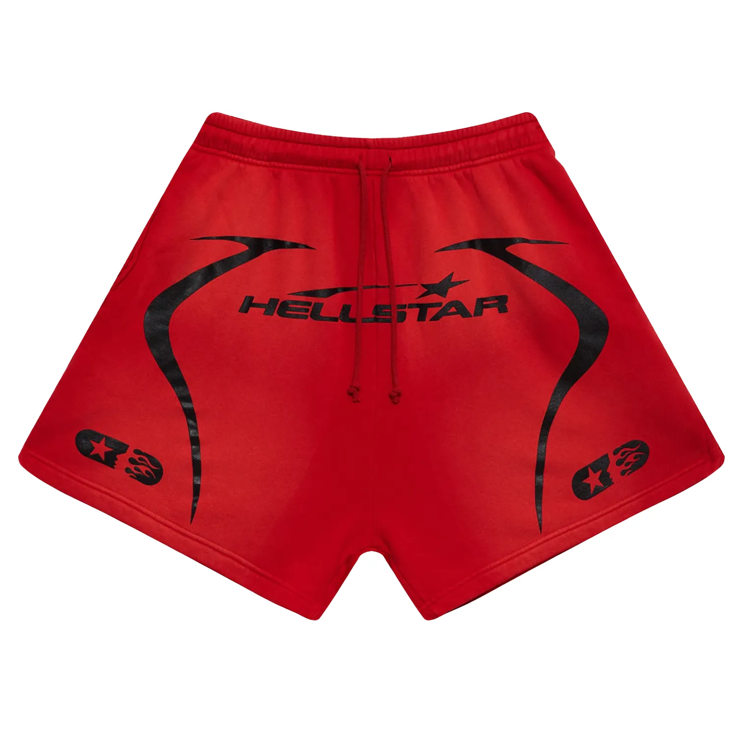 Hellstar Warm Up Shorts Red