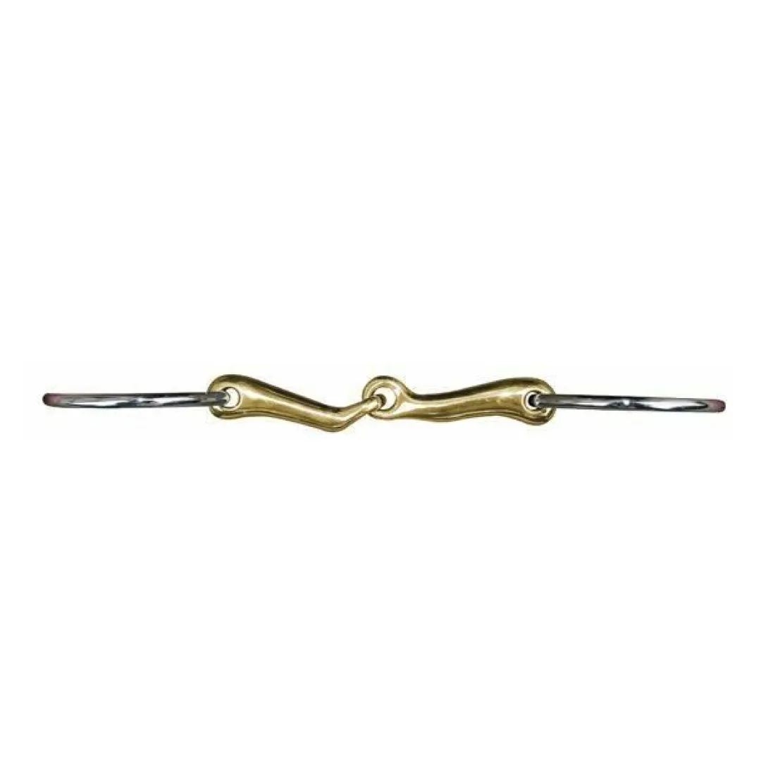 HKM 16mm Anatomic  Loose Ring Snaffle With Argentan Coating