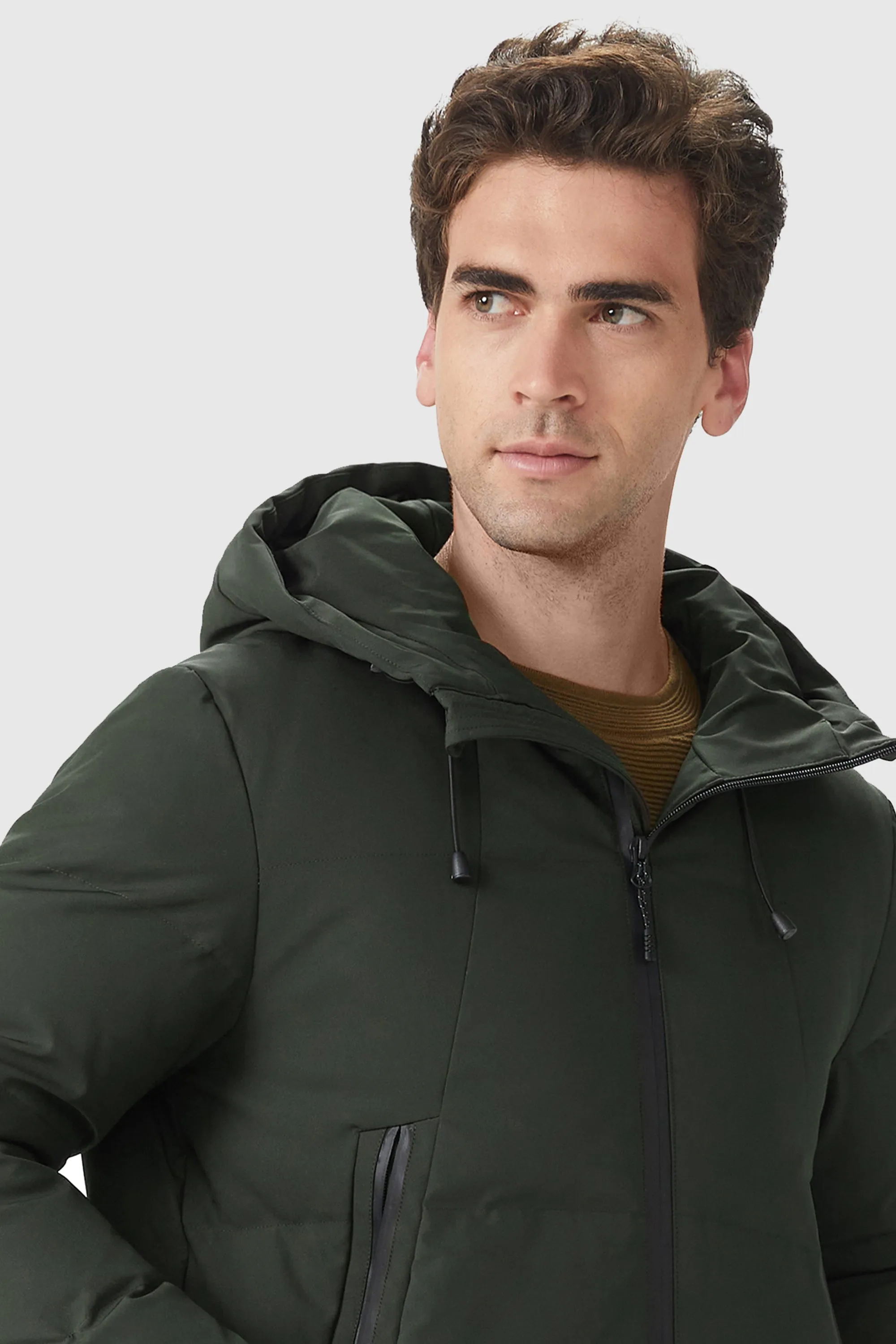 Insulated Warm Hooded Puffer Down Jacket