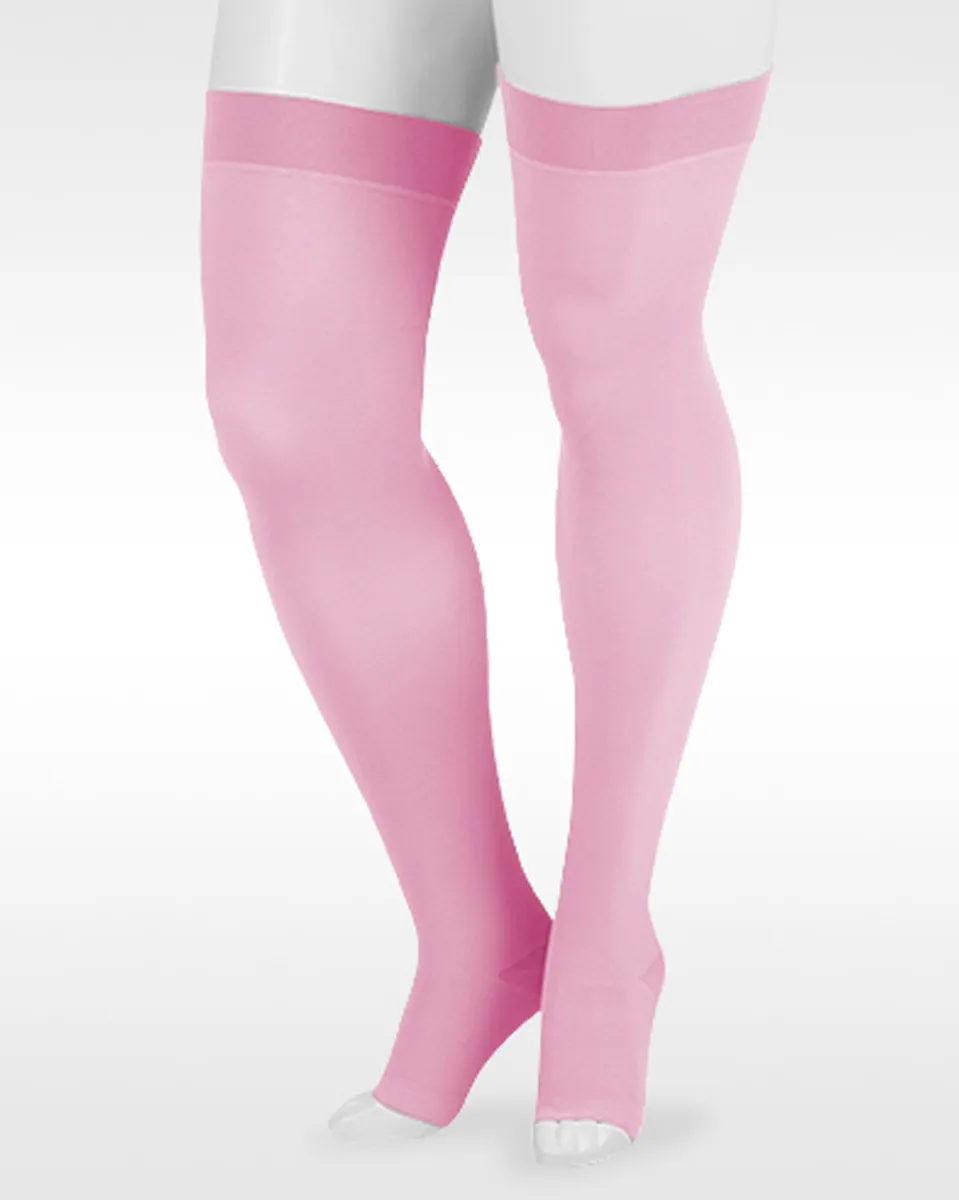 Juzo Soft 2001AG Dream Thigh Highs  20-30mmHg - Seasonal Colors - (OPEN TOE)