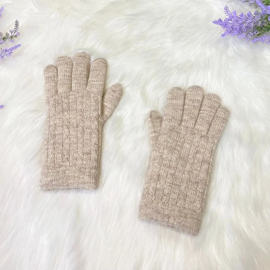 Knitted Winter Warm Women Teen Gloves/Mittens