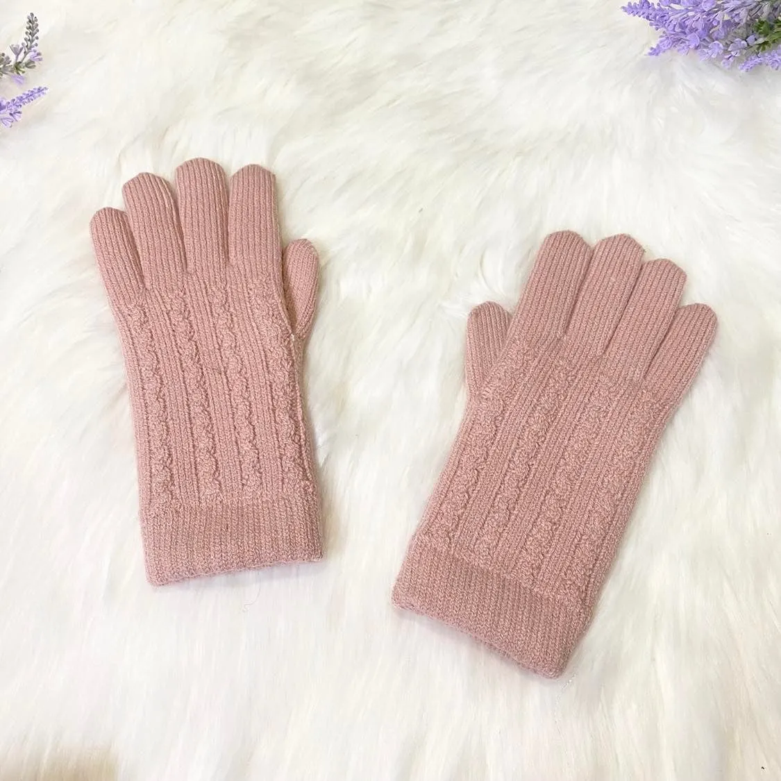 Knitted Winter Warm Women Teen Gloves/Mittens