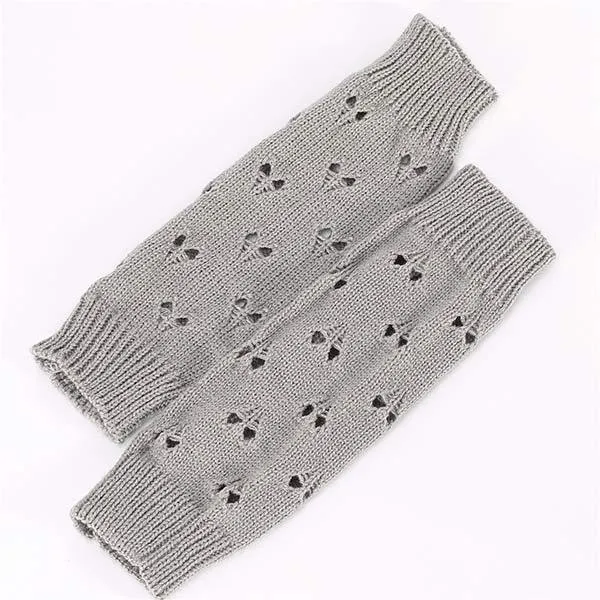 Knitted Wool Warm Open Toe Arm Sleeves 64027272C