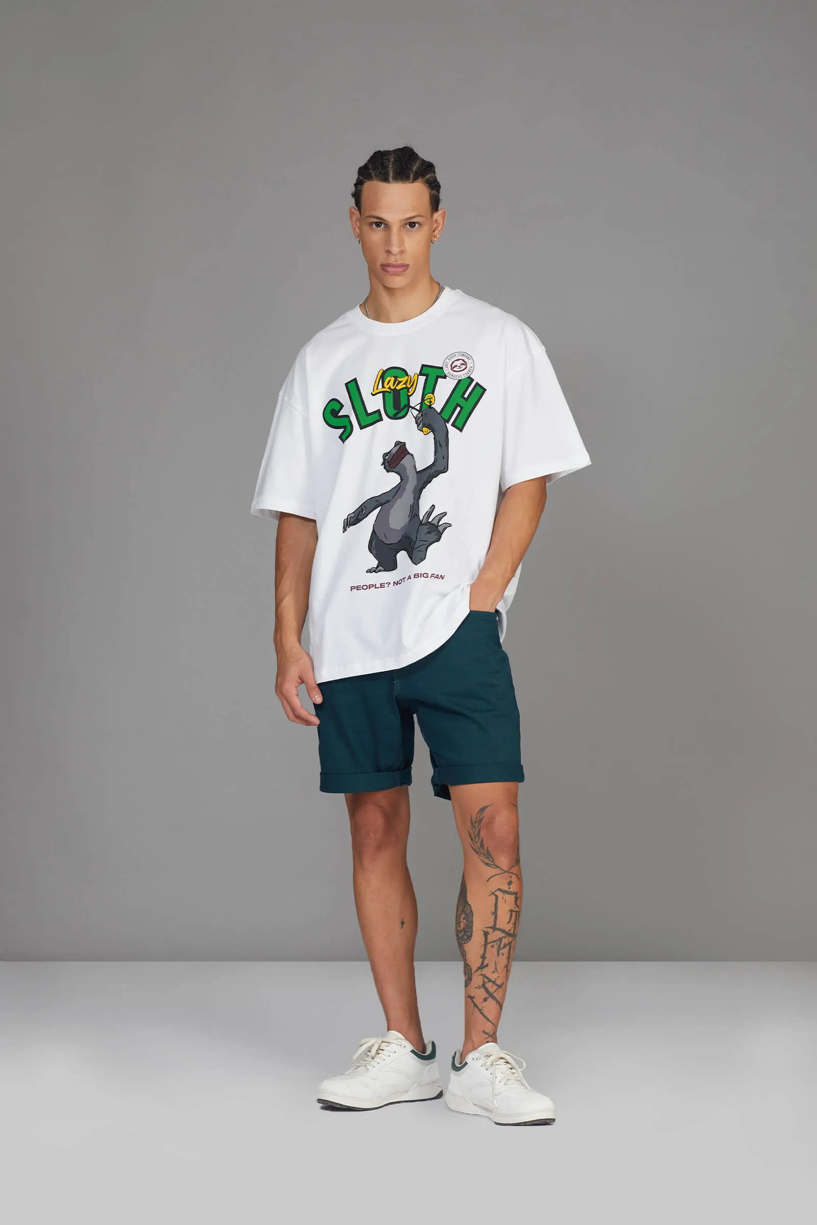 Lazy Sloth Oversized Tshirt