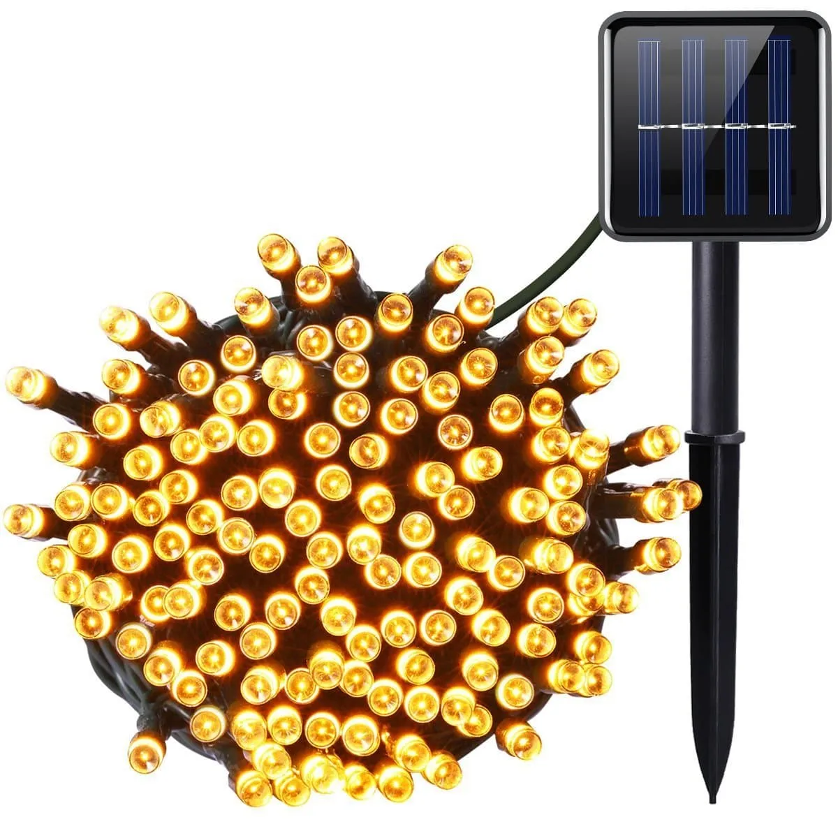 LED Solar Warm White Lights (5.95m)