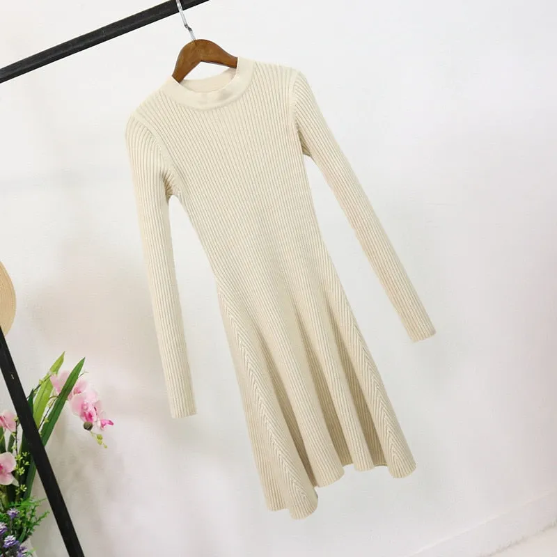 Long Sleeve Sweater Dress