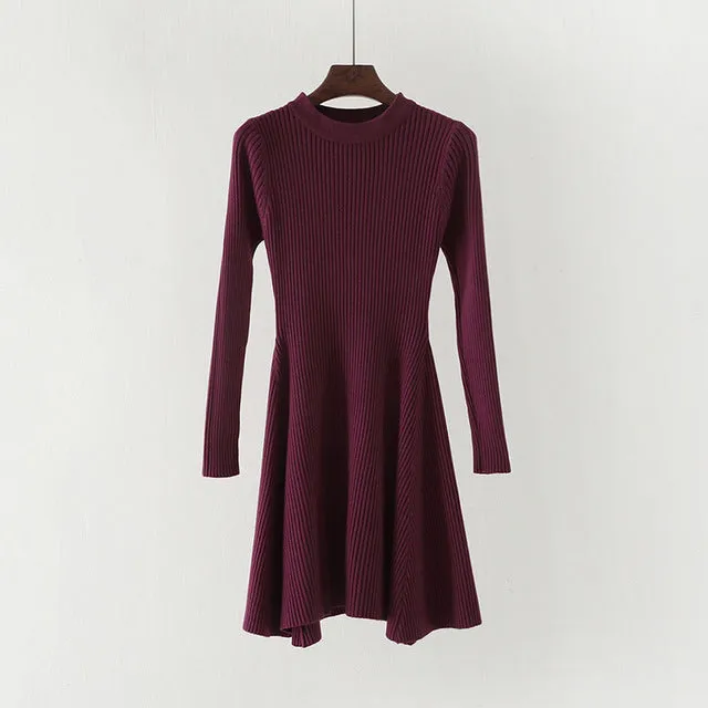 Long Sleeve Sweater Dress